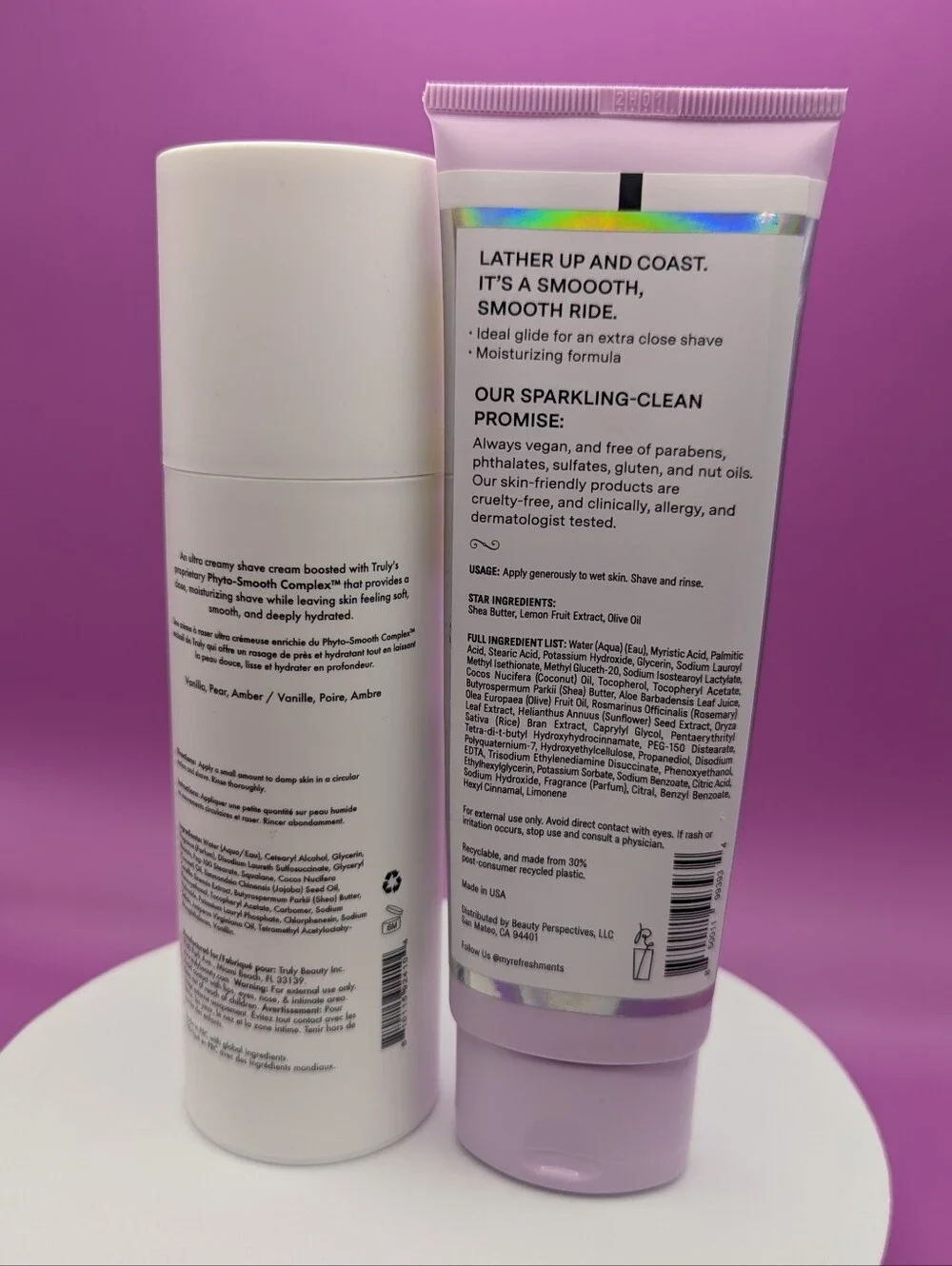 Athena Club Razor Kit + Truly & Ipsy Refreshments Shave Cream Gently Used VGC